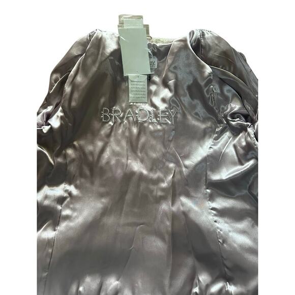 Bradley Bayou lavender 100% Leather Suede jacketCrocodile Embossed Collar. SZ-XL - Picture 6 of 10